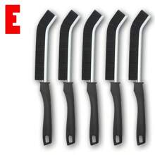 1pc Cleaning Brush With Hanging Hole, Hard Bristle Brush For Cleaning Thin Slot, Suitable For Kitchen Bathroom Floor Gap, Corner Cleaning - Black - View 6