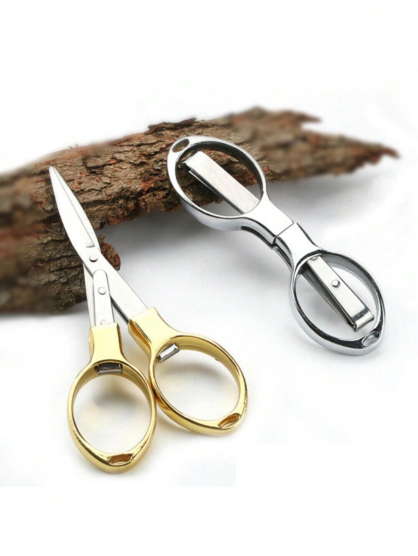 Multifunctional 8-Character Telescopic Folding Scissors Stainless Steel ...