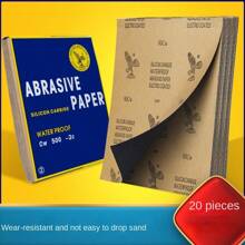 砂紙拋光超細10000水砂紙乾磨砂紙細2000目砂布【280目（20張）】 - 彩色 - 查看 4