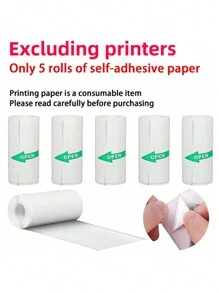 Instant Print Camera, Pocket-Sized Mini Photo Printer, 1080p, 24 Million Pixels, Perfect Gift! - Green - View 9