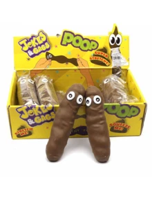Creative Prank Realistic Relief Stress Toy Tpr Poop Shape Squeeze And Stretch Sand Bag - Simulated Stool - View 4