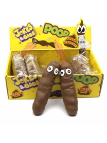 Creative Prank Realistic Relief Stress Toy Tpr Poop Shape Squeeze And Stretch Sand Bag - Simulated Stool - View 1