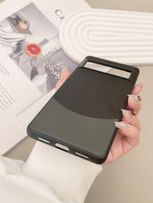 1pc Litchi Texture Pu Leather Hybrid Color Block Anti-Fall Protective Case For Pixel 6a/6pro/7a/7pro/8pro Phone - Multicolor - View 4