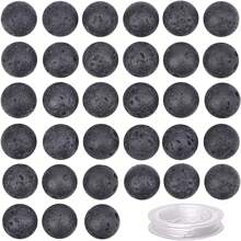 100Pcs (6/8/10mm)Natural Crystal Beads Stone Gemstone Round Loose Energy Healing Beads With Free Crystal Stretch Cord For Jewelry Making - Beads - View 14