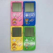 3.5英寸復古大屏磚塊遊戲機,包含坦克/賽車/射擊類休閒益智遊戲,易攜帶,最佳禮物（不含電池）,23款遊戲 - 綠色 - 查看 5