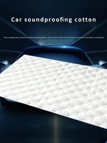 Universal Car Soundproofing Noise Reduction And Acoustic Materials For Full Vehicle Interior Decoration Modification - White - View 1