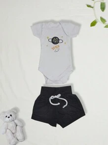 Baby Boys Sets - White - View 1