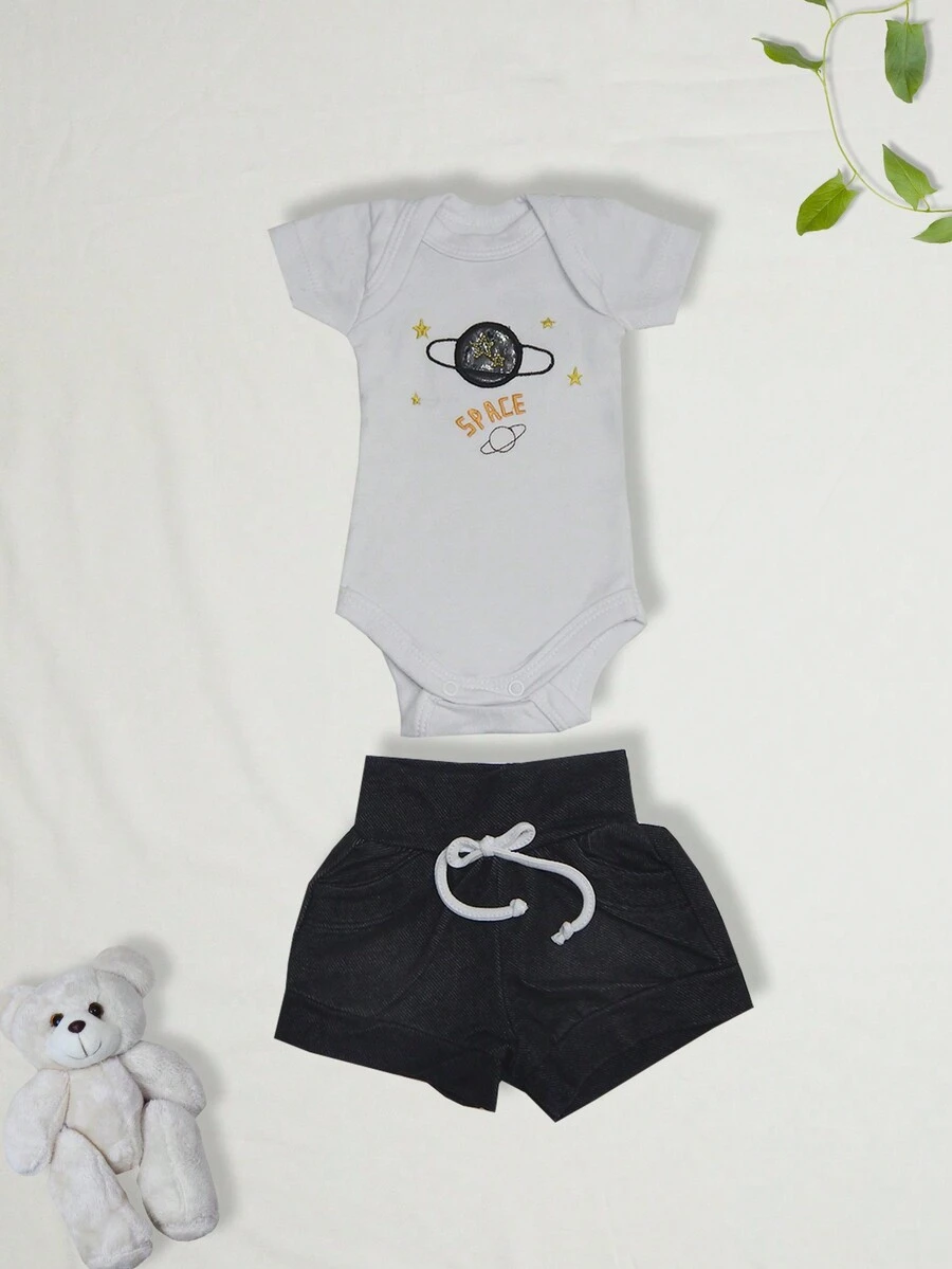 Baby Boys Sets - White - View 1