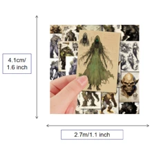 1 Pack Biological Archives Graffiti Cross-Border Cartoon Stickers DIY Following Suitcase Stickers Waterproof - Multicolor - View 2