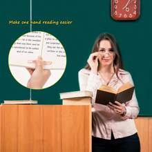 1pc/2pcs/3pcs/6pcs Book Page Holder-Dried Flower Resin Thumb Book Holder-Handmade Resin Holders Light Weight Book Opener Bookmarks Book Reading Accessories For Teachers Book Lovers Back To School