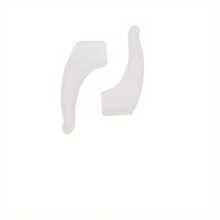 2/5入組眼鏡耳夾,柔軟舒適的防滑眼鏡耳扣,舒適的矽膠彈性眼鏡套,適用於眼鏡,太陽眼鏡,運動眼鏡,黑色和透明