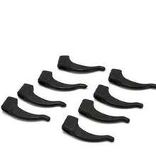 2/5入組眼鏡耳夾,柔軟舒適的防滑眼鏡耳扣,舒適的矽膠彈性眼鏡套,適用於眼鏡,太陽眼鏡,運動眼鏡,黑色和透明