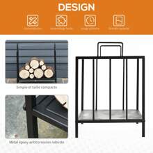 Firewood Racks - Black - View 4
