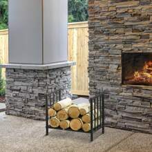 Firewood Racks - Black - View 2