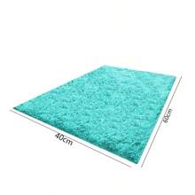 1pc Modern Simple Thick Water Wash Carpet For Living Room, Tea Table, Sofa, Bedroom, Bedside, Yoga Mat - Pink - View 2
