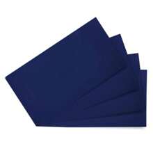 4 Fundas De Almohada Tamaño Estándar Algodón Básico 200, Tejido Percál -15 Colores A Elegir - Azúl Marino - Ver 3