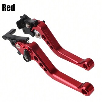 1 Pair Alloy Motorcycle Brake Handle Universal Fit For Motorbike Modification CNC Motorcycle Clutch Drum Brake Lever Handle