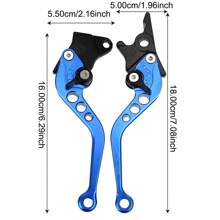 1 Pair Alloy Motorcycle Brake Handle Universal Fit For Motorbike Modification CNC Motorcycle Clutch Drum Brake Lever Handle