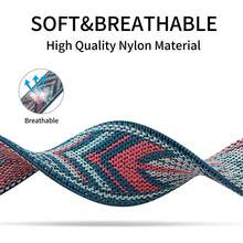 Scrunchie Strap Compatible With Apple Watch Band 45mm 44mm 40mm 41mm Adjustable Nylon Solo Loop Bracelet Series Ultra 3 4 5 Se 6 7 8,Black - Black - View 3