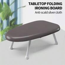 1 Pieza Mesa De Planchar Plegable Para Uso Doméstico, Tabla De Planchar Mini - Paño plateado anti-escaldaduras - Ver 4