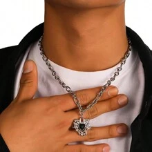 1pair European And American Style Creative Heart Shaped Stud Earrings - Gold Heart Earrings - View 7