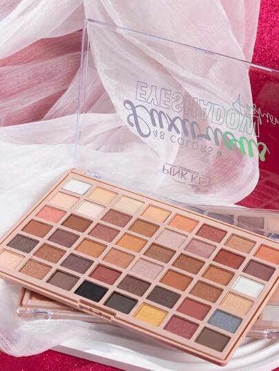 Paleta 48 sombras para ojos maquillaje colores MATE Y BRILLOSOS