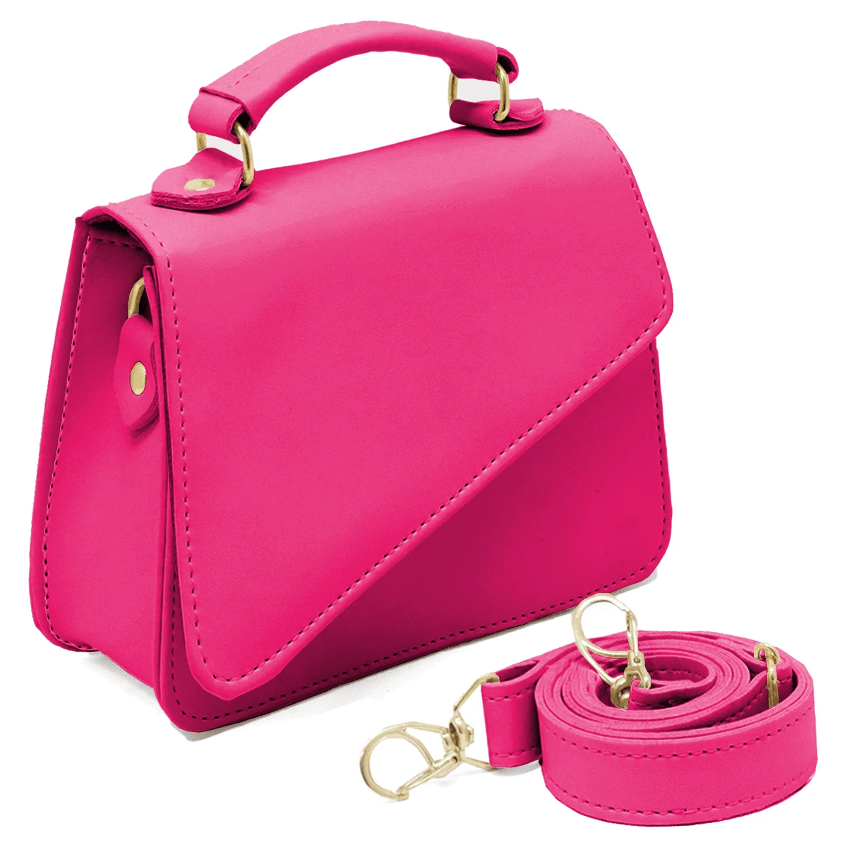 Women Shoulder Bags - 玫紅色 - 查看 1