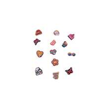 1套13入組卡通設計鞋扣,適用於空心鞋,適合節日禮品diy裝飾組合 - 彩色 - 查看 3