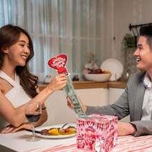 快樂情人節現金禮盒用於diy情人節主題派對現金抽獎盒場景佈置給她一份有趣的驚喜禮物。 - 彩色 - 查看 6