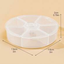 2pcs 5D Diamond Painting Box Organizer - 6 Cases For DIY Embroidery Accessories And Tools - Keep Your Kits Tidy And Easy To Find - White 6 - View 6