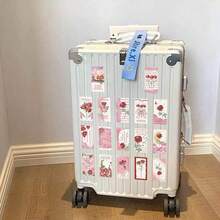 60 Pieces Of Rose Bookmark Stickers, High-Looking Illustrations, Ins Style Cards, Stationery, Books, Helmets, Mobile Phones, Tablets, Luggage, Decorative Stickers - Multicolor - View 4