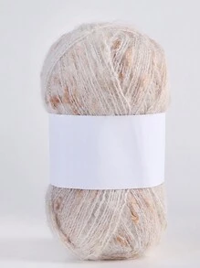 1 Roll 100g 6500cm/2559in Length Plush Yarn, Multicolored Pompom Scarf Yarn For Diy Hand Knitting Blanket, Pillow, Scarf, Hat, Or Other Thick Yarn Crafts - 1 - View 1