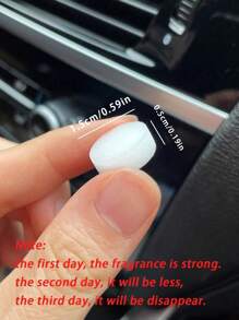 4pcs Car Air Freshener Refill - Pink - View 3