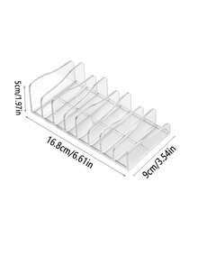 1個眼影收納盒,化妝品收納架,梳妝台抽屜收納盒,桌面收納盤,太陽眼鏡收納機 - 無色 - 查看 3
