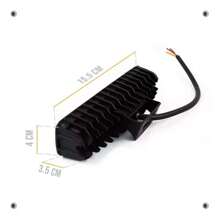 Pair Of 24 Hiper Led Headlights White Amber Strobe Bar - 白黃色 - 查看 4