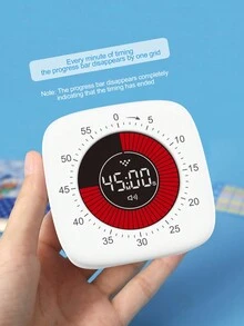 Visual Timer Simple Silent Kitchen Baking Cooking Time Manager - Multicolor - View 2