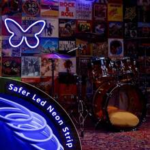 1pc 8.89x6.06in (Approx.22.6x15.4cm) Neon Sign Butterfly Usb/Battery Powered Pink Led Neon Light Wall Decor For Bedroom, Festival Valentine's Day Party Decoration, Birthday Decoration, Wedding Decoration, Home Decoration, Christmas Decoration