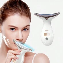 Youbuy 家用頸部按摩器,具有頸部和臉部緊緻、抗皺功效 - 白色 - 查看 5