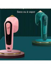 Mini Ferro Portatil De Passar Roupa Para Viagem Bivolt 110v e 220v Alta Temperatura - Multicolorido - Visão 4