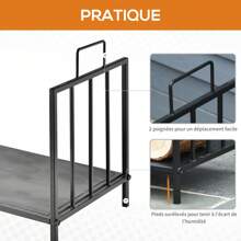 Firewood Racks - Black - View 5