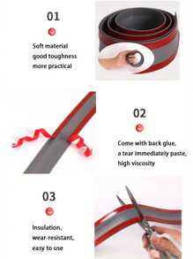 Pvc Soft Glue Wire Groove For Concealed Or Exposed Wall Cable Electrical Wire Cover Trunking Floor Cable Management, Decorative Cable Casing - White - View 11