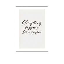 1pc Modern Inspirational Monochrome English Alphabet Canvas Wall Art For Dining Room, Living Room, Etc. - C Frameless - View 9