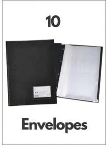 File Jackets & File Pockets - Schwarz - Übersicht 1