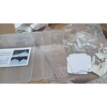 4pcs Acrylic Wall Shelves, Wall Mounted Storage Racks, Transparent Floating Display Racks, Adhesive/Screw Installation Storage Shelves, For Bathroom, Bedroom, Office, Living Room, Wall Decor - Clear - View 10