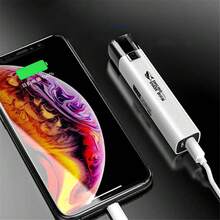 1個黑色鋅合金2合1超亮g3手電筒 - 黑色 - 查看 4