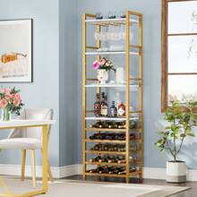 Freestanding Wine Racks & Cabinets - Gold - View 3