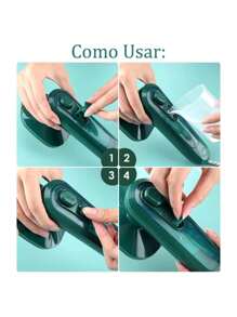 Mini Ferro Portatil De Passar Roupa Para Viagem Bivolt 110v e 220v Alta Temperatura - Multicolorido - Visão 3