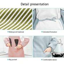 1pc Thickened Apron With Waterproof, Anti-Stain, And Anti-Splash Sleeves For Kitchen & House Cleaning, Autumn & Winter - Multicolor - View 11