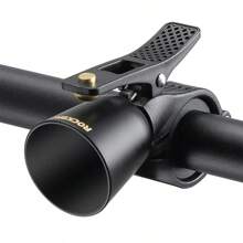 ROCKBROS Bike Bell Classic Bicycle Bell Mountain Bike Bells For Adults With Loud Sound And Fit For 0.87-1.25in/22.2-31.8mm Bicycle Handlebars - 黑色 - 查看 1