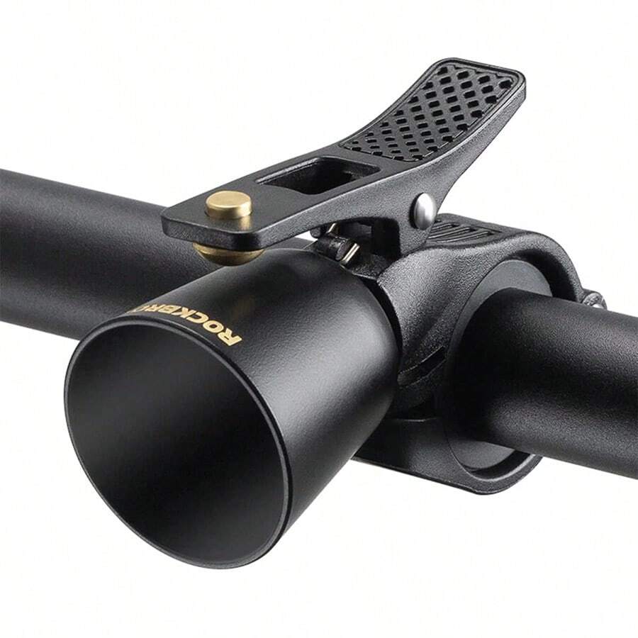 ROCKBROS Bike Bell Classic Bicycle Bell Mountain Bike Bells For Adults With Loud Sound And Fit For 0.87-1.25in/22.2-31.8mm Bicycle Handlebars - 黑色 - 查看 1